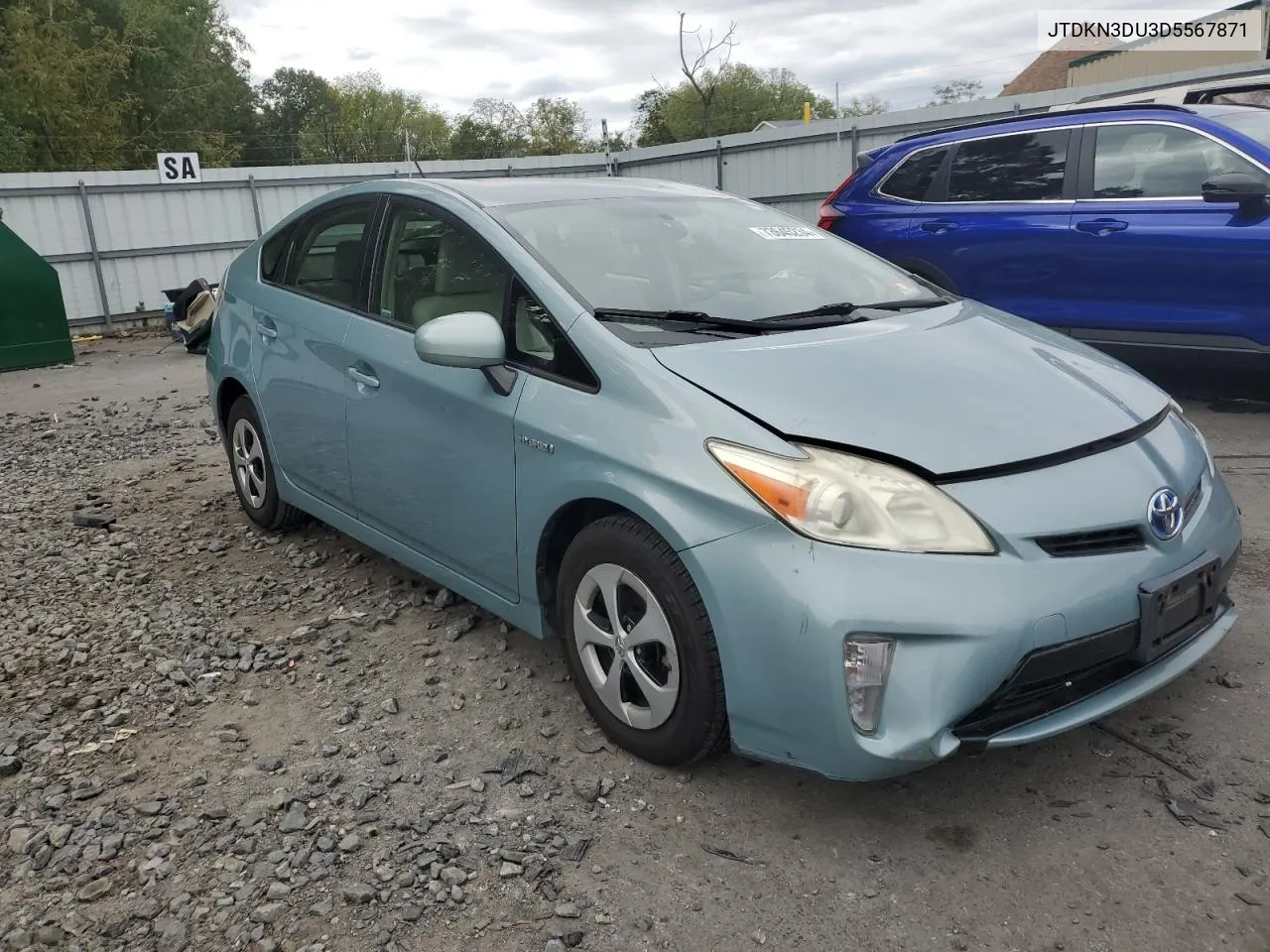 2013 Toyota Prius VIN: JTDKN3DU3D5567871 Lot: 73645234