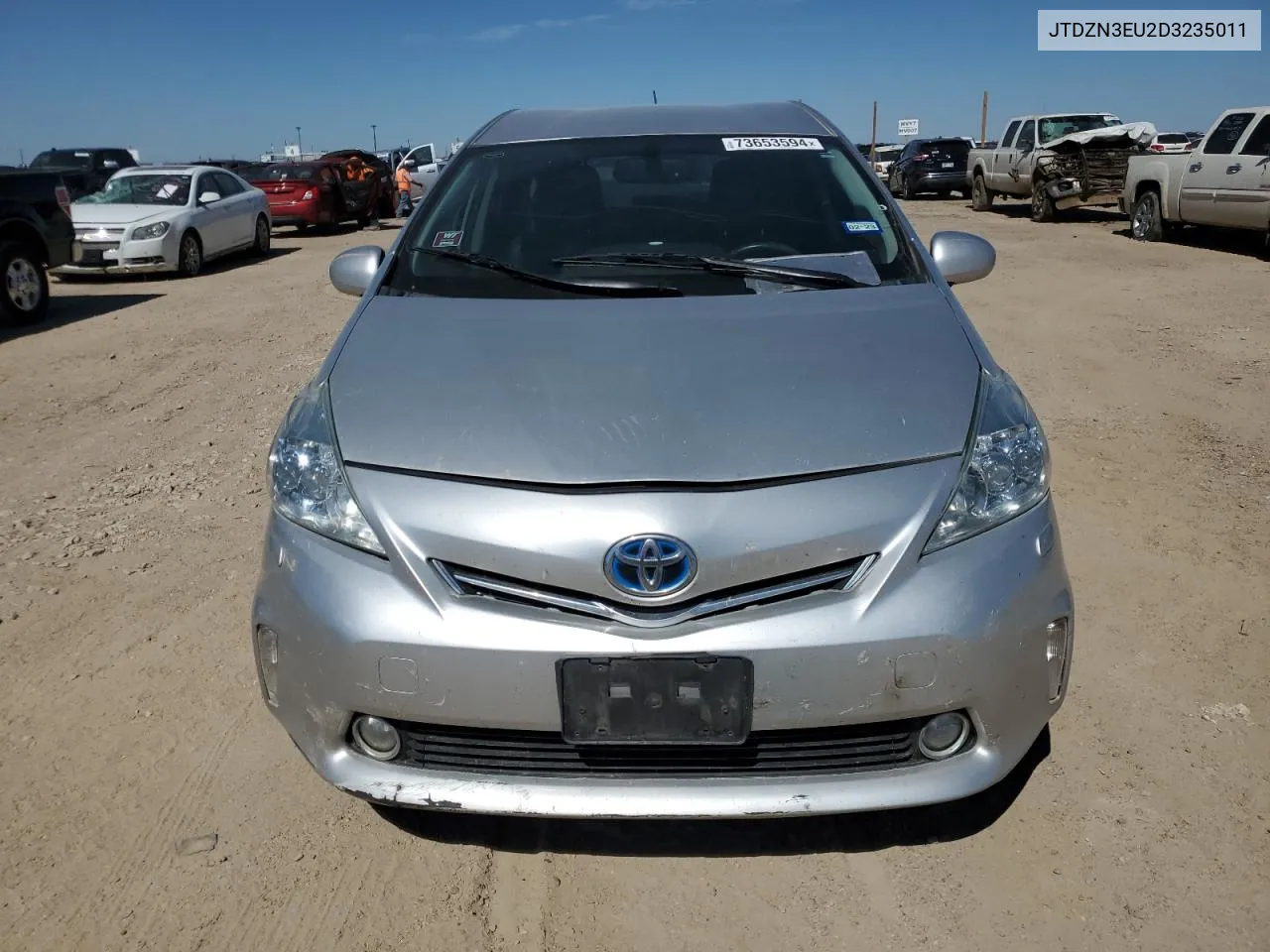 2013 Toyota Prius V VIN: JTDZN3EU2D3235011 Lot: 73653594