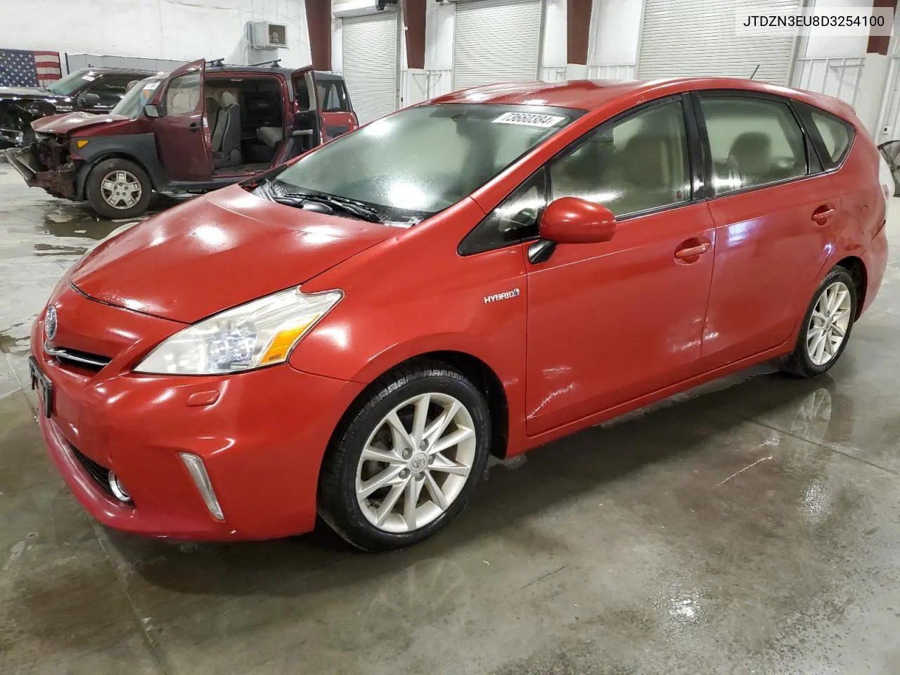 2013 Toyota Prius V VIN: JTDZN3EU8D3254100 Lot: 73660384