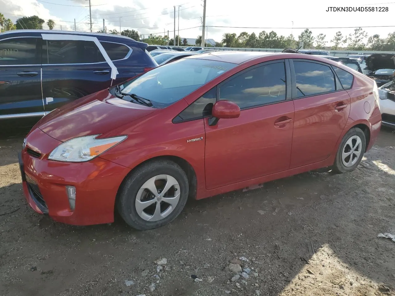 JTDKN3DU4D5581228 2013 Toyota Prius