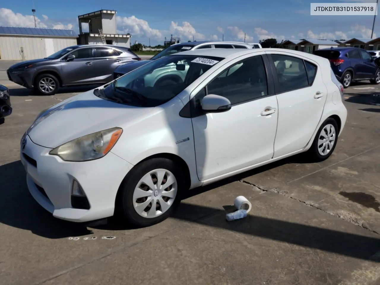 2013 Toyota Prius C VIN: JTDKDTB31D1537918 Lot: 73740204