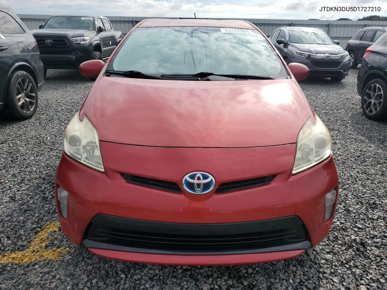 2013 Toyota Prius VIN: JTDKN3DU5D1727210 Lot: 73747584