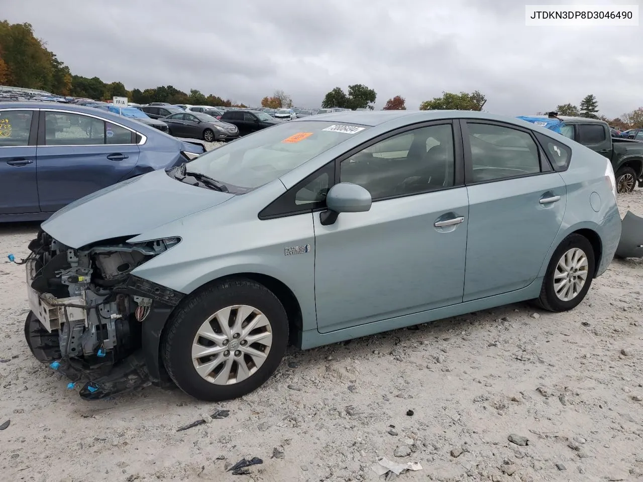 2013 Toyota Prius Plug-In VIN: JTDKN3DP8D3046490 Lot: 73806494