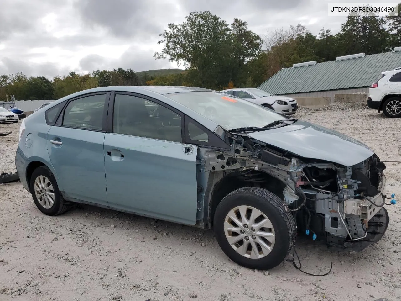 JTDKN3DP8D3046490 2013 Toyota Prius Plug-In