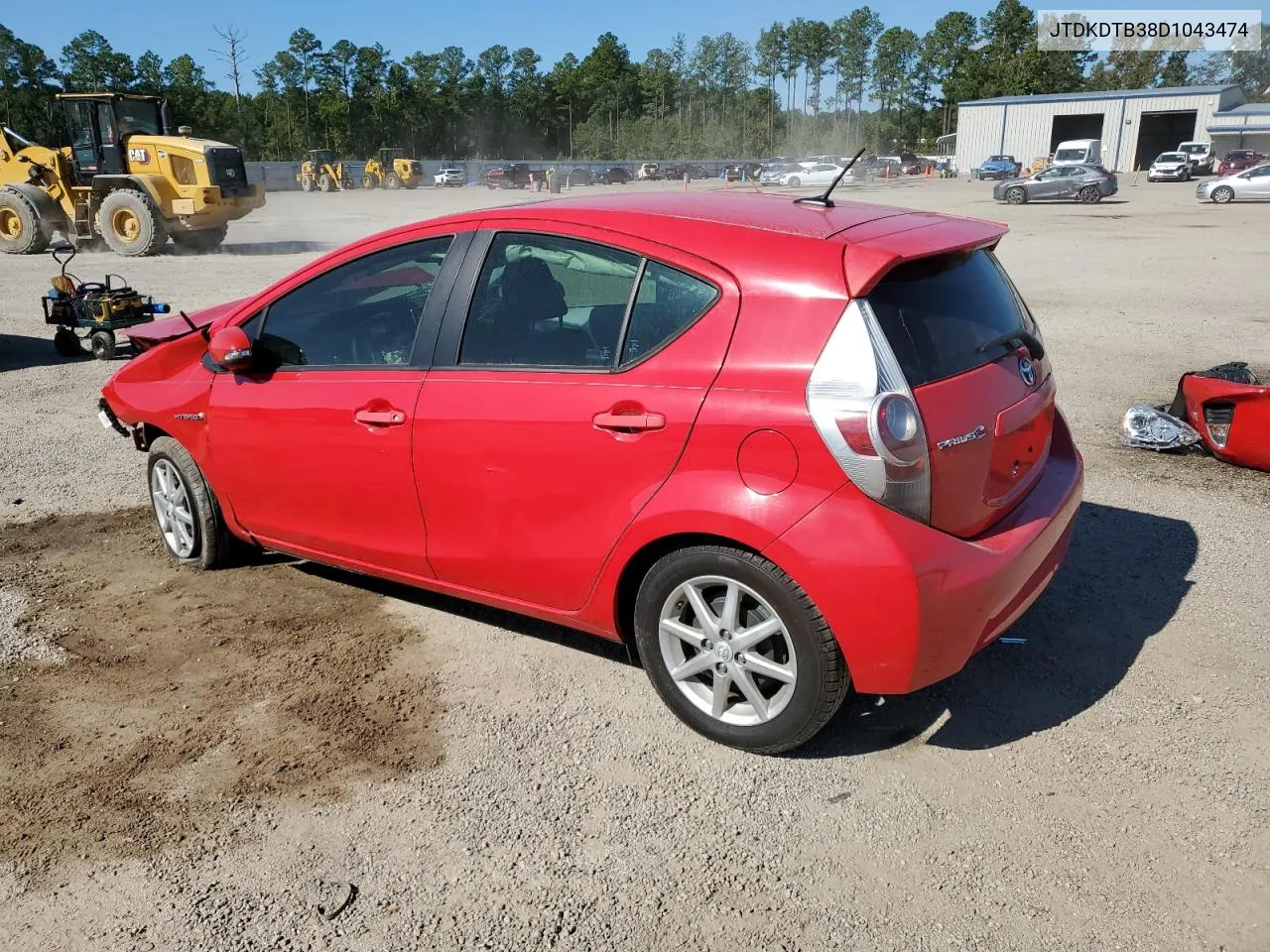 2013 Toyota Prius C VIN: JTDKDTB38D1043474 Lot: 73836934