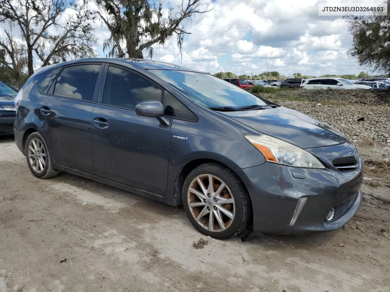 2013 Toyota Prius V VIN: JTDZN3EU3D3264193 Lot: 73926734