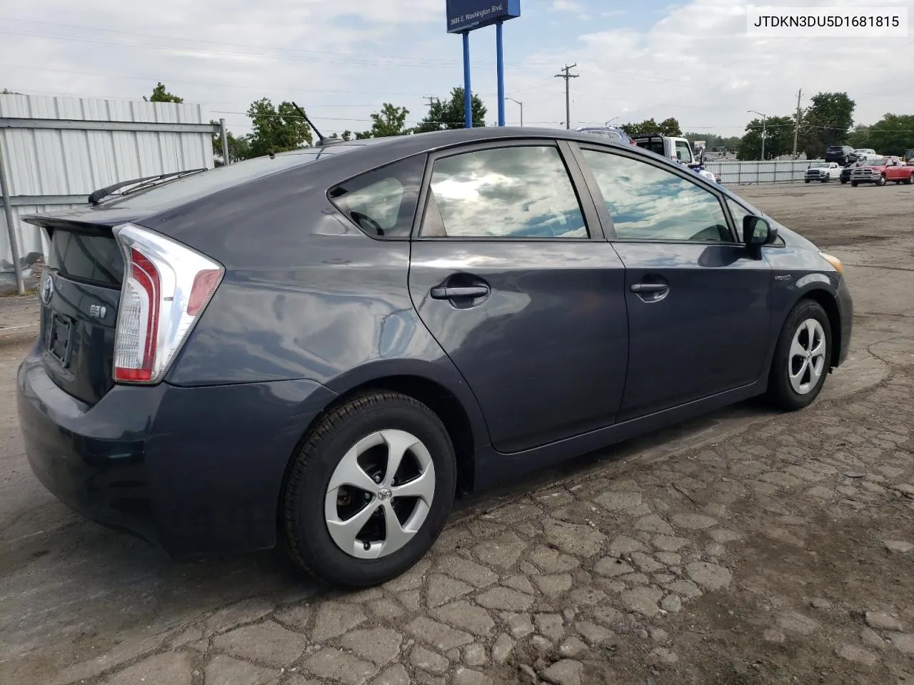 2013 Toyota Prius VIN: JTDKN3DU5D1681815 Lot: 73951934