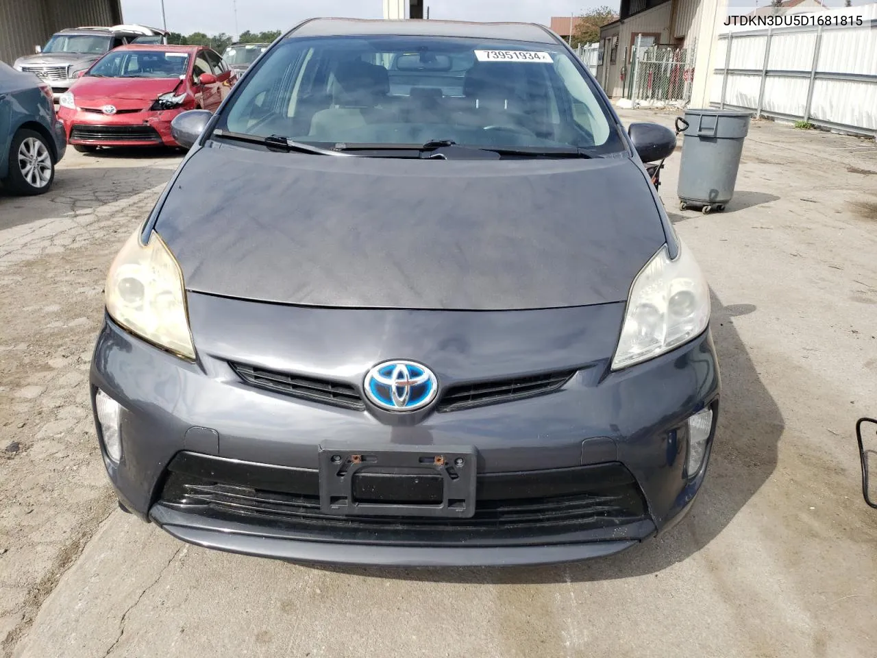 2013 Toyota Prius VIN: JTDKN3DU5D1681815 Lot: 73951934