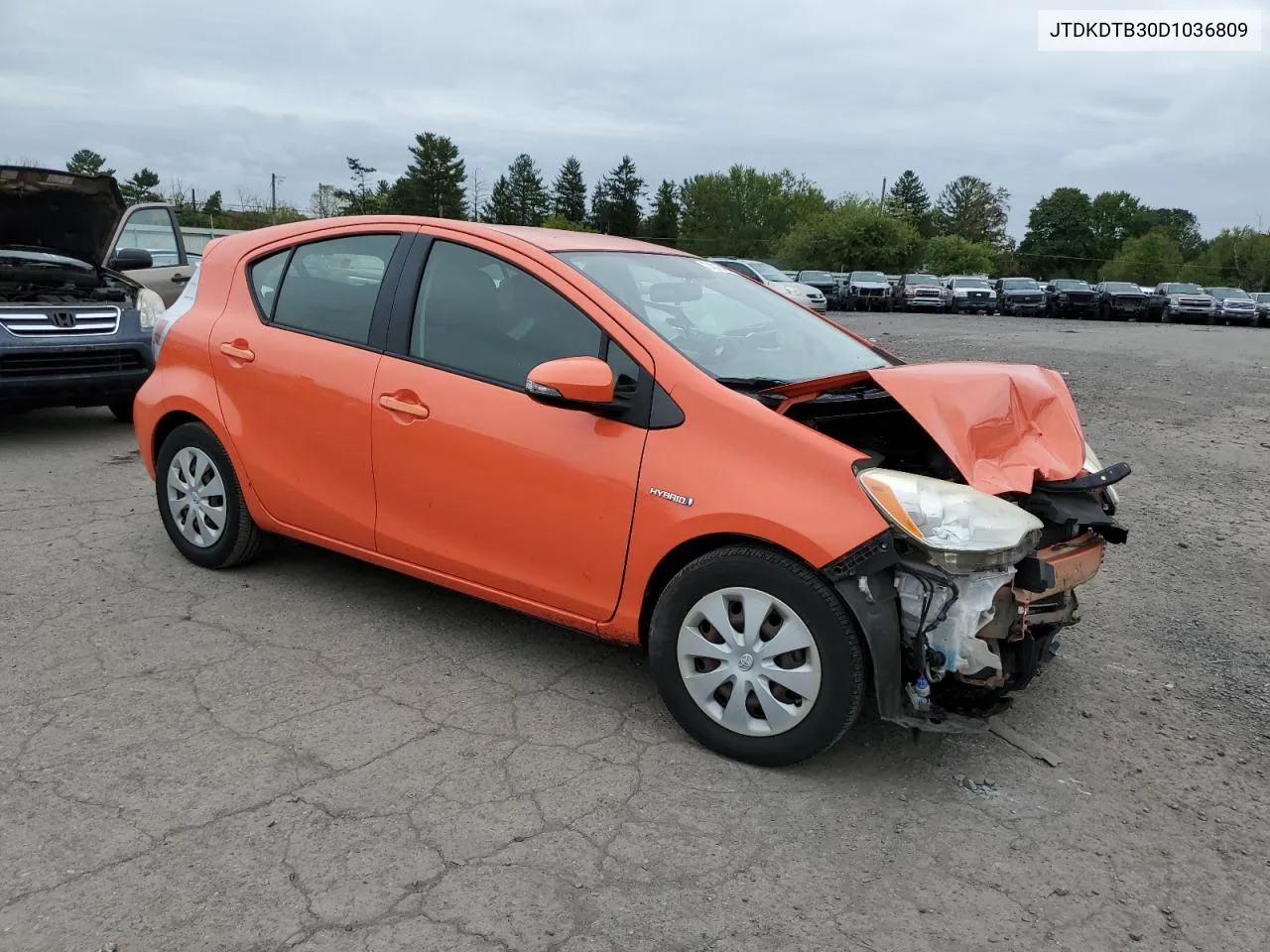 2013 Toyota Prius C VIN: JTDKDTB30D1036809 Lot: 74016464