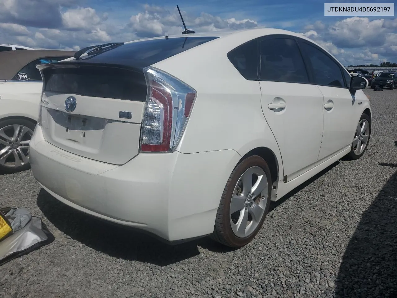 2013 Toyota Prius VIN: JTDKN3DU4D5692197 Lot: 74085504