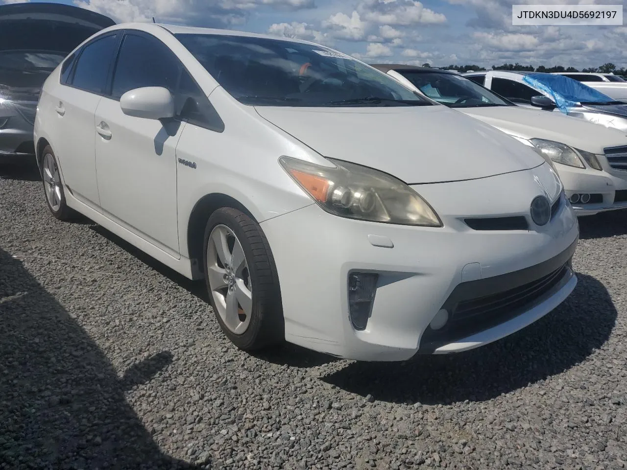 2013 Toyota Prius VIN: JTDKN3DU4D5692197 Lot: 74085504