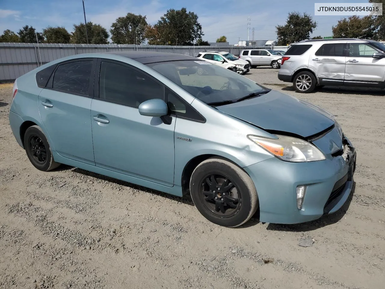 2013 Toyota Prius VIN: JTDKN3DU5D5545015 Lot: 74125944