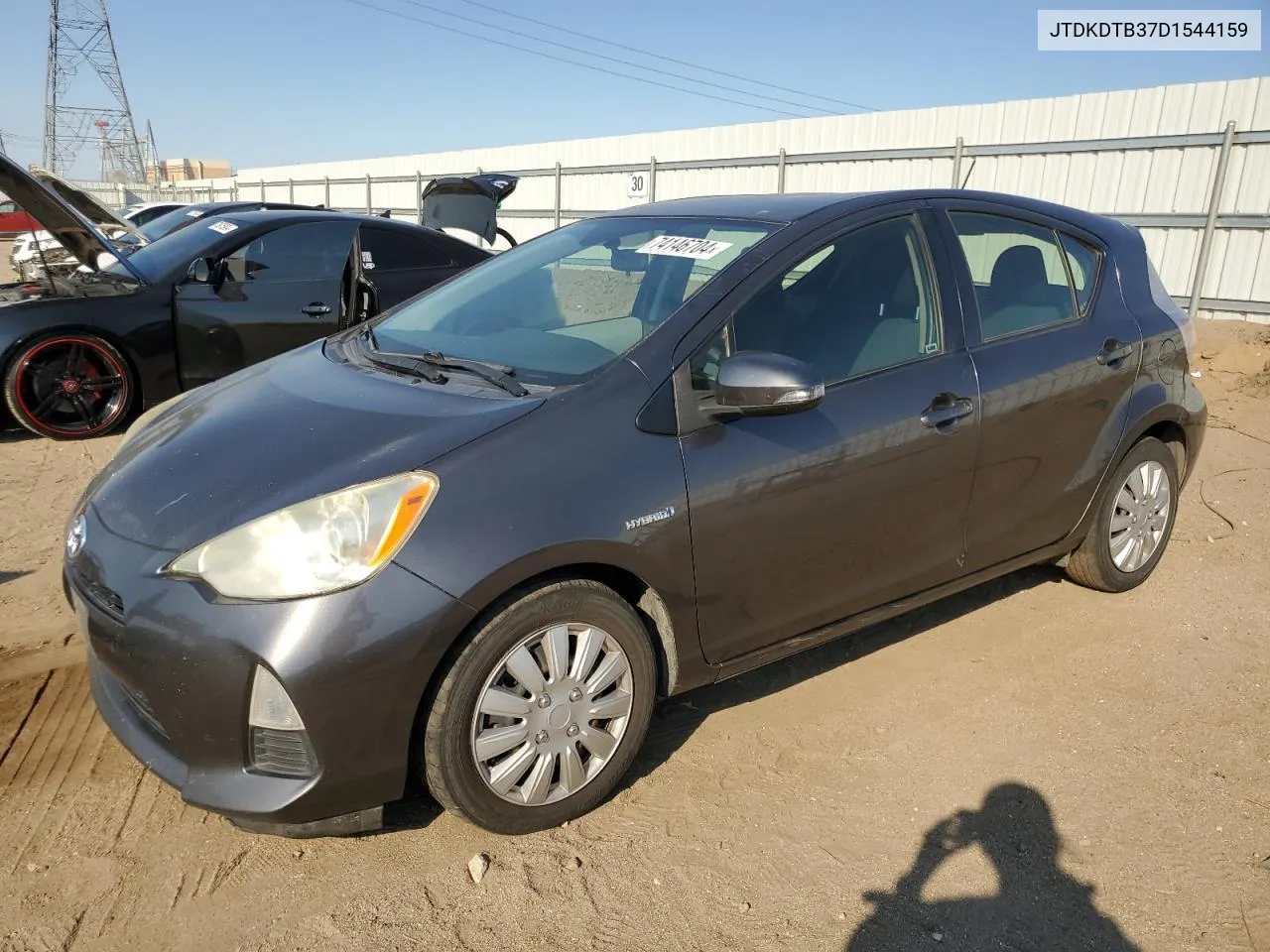 2013 Toyota Prius C VIN: JTDKDTB37D1544159 Lot: 74146704