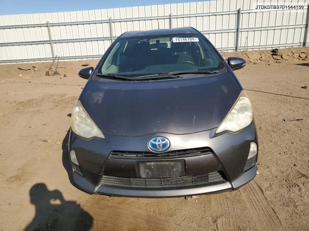 2013 Toyota Prius C VIN: JTDKDTB37D1544159 Lot: 74146704