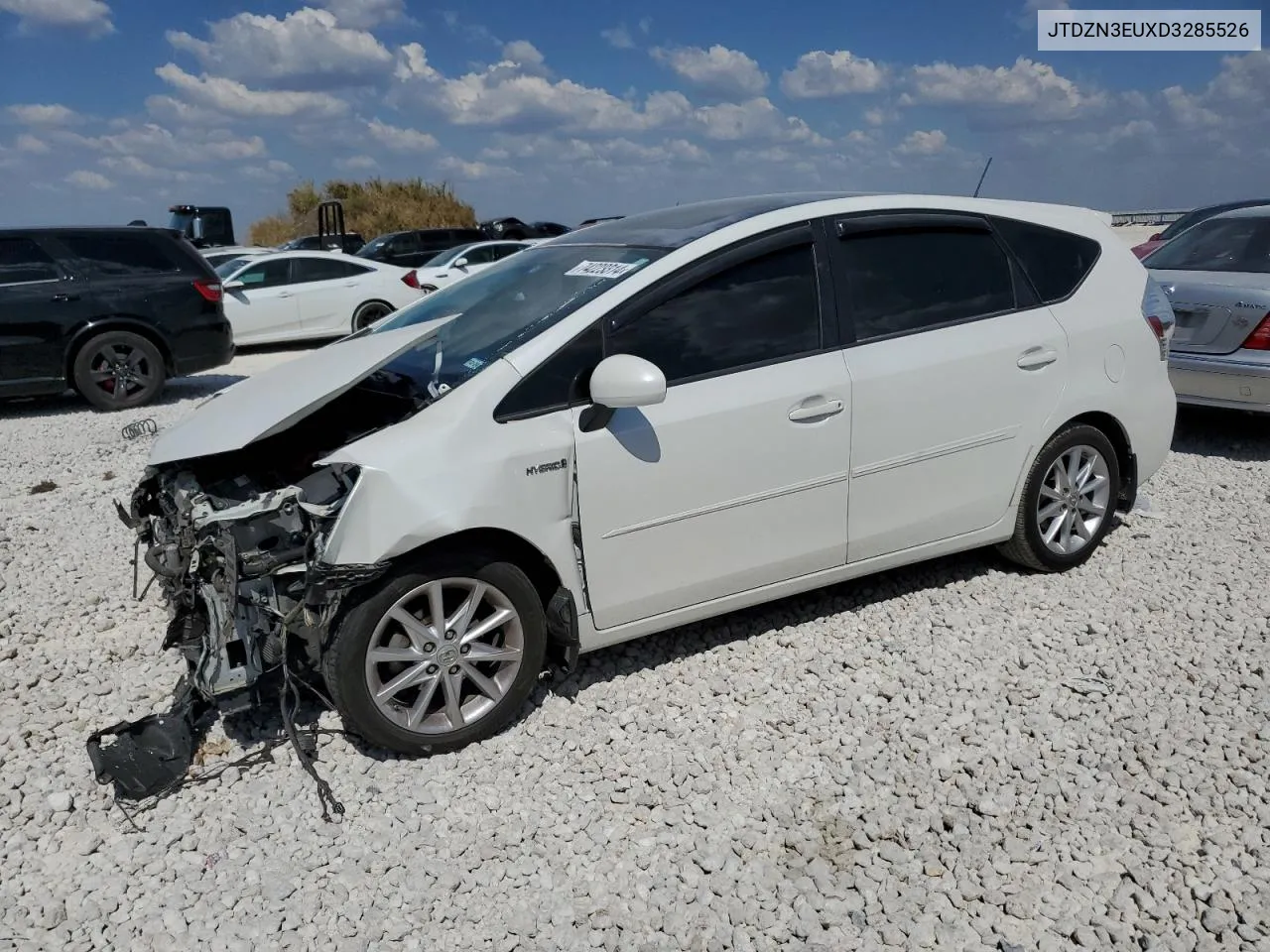 2013 Toyota Prius V VIN: JTDZN3EUXD3285526 Lot: 74223314