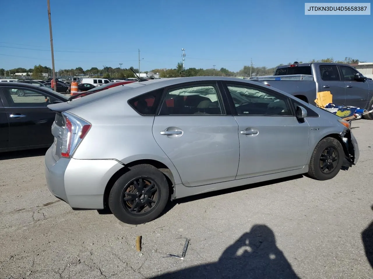 2013 Toyota Prius VIN: JTDKN3DU4D5658387 Lot: 74261244