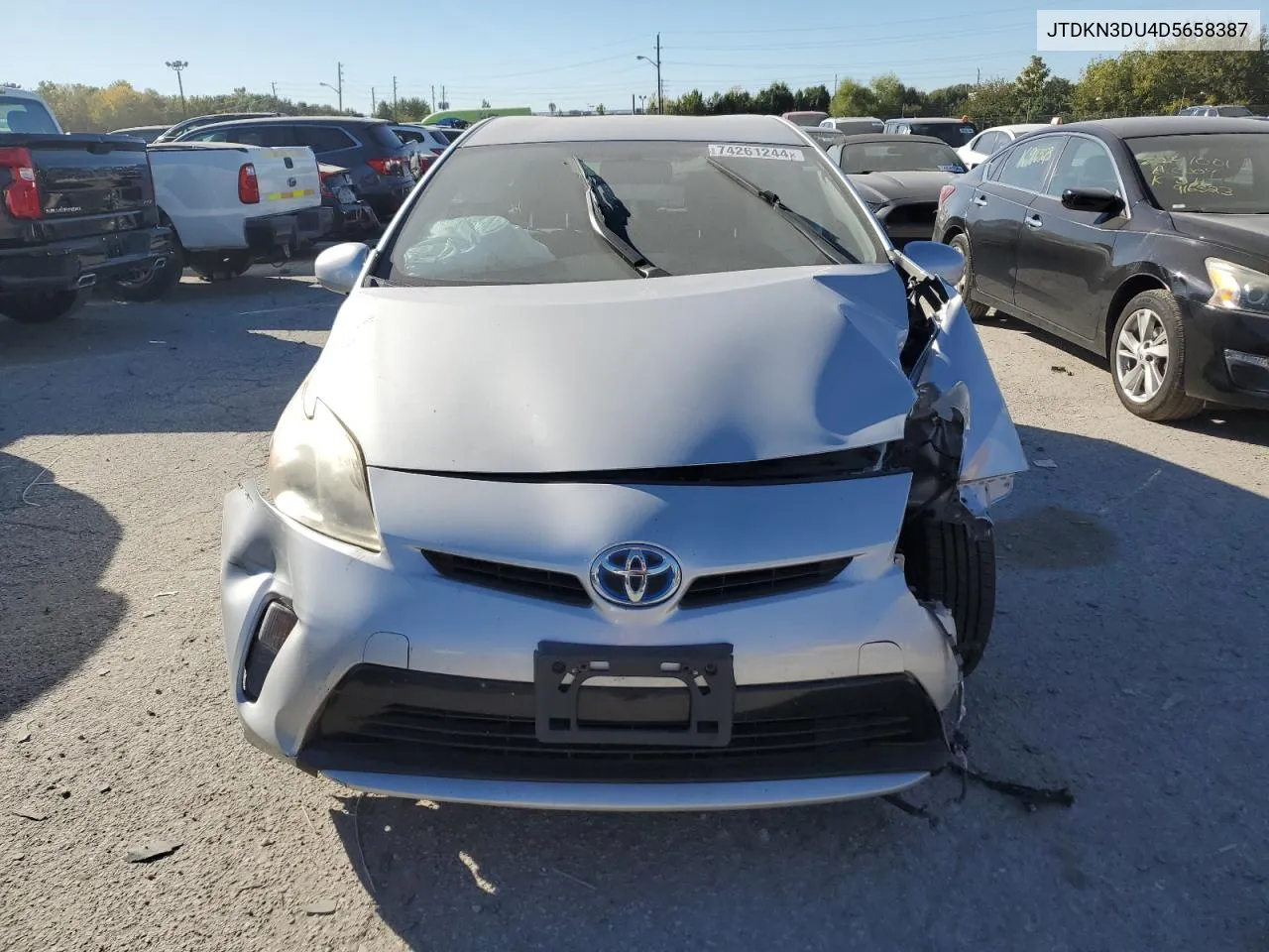 2013 Toyota Prius VIN: JTDKN3DU4D5658387 Lot: 74261244