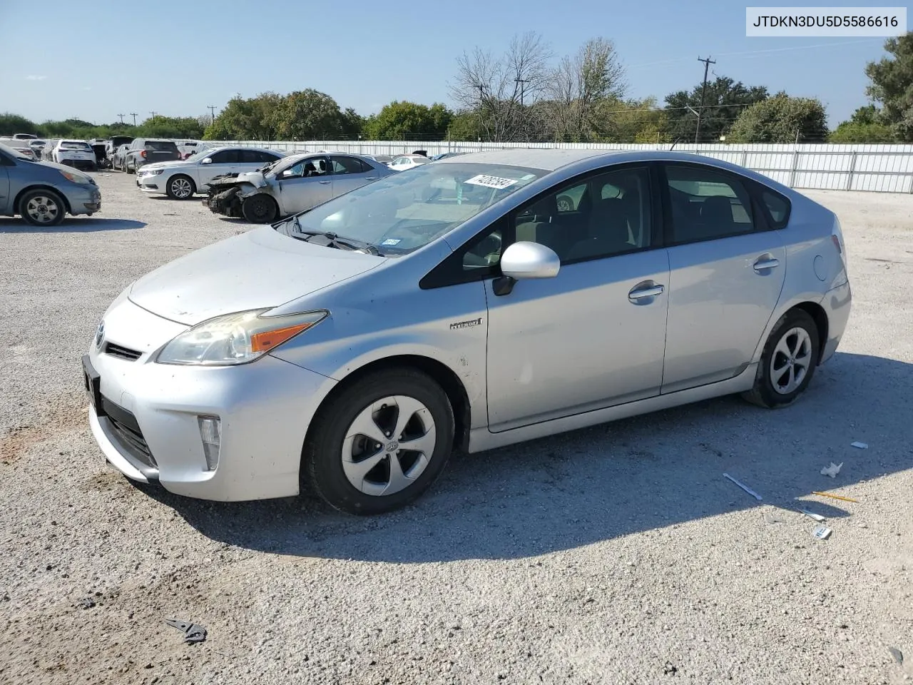 2013 Toyota Prius VIN: JTDKN3DU5D5586616 Lot: 74282584