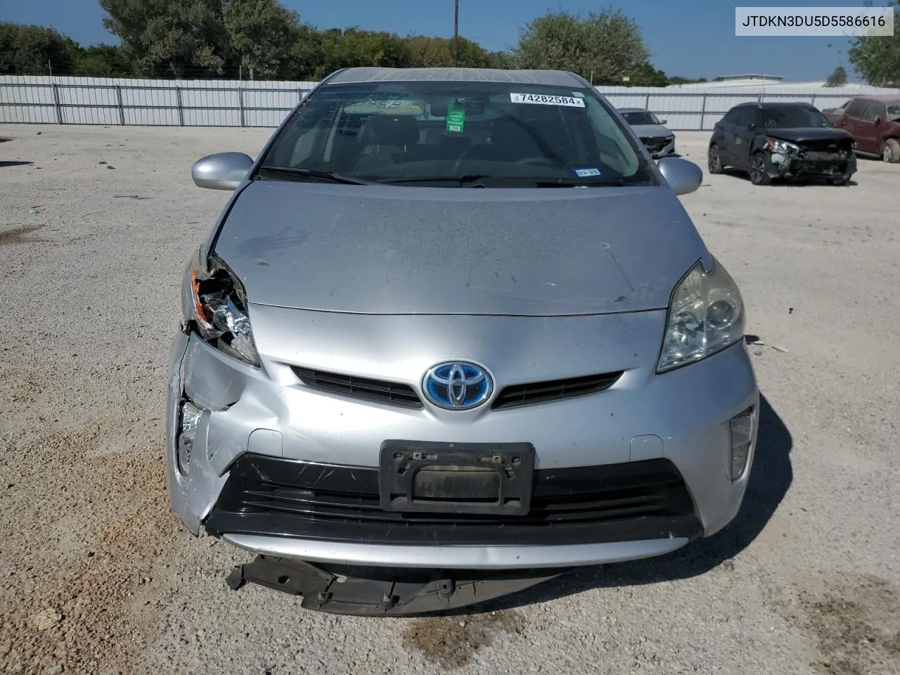 2013 Toyota Prius VIN: JTDKN3DU5D5586616 Lot: 74282584