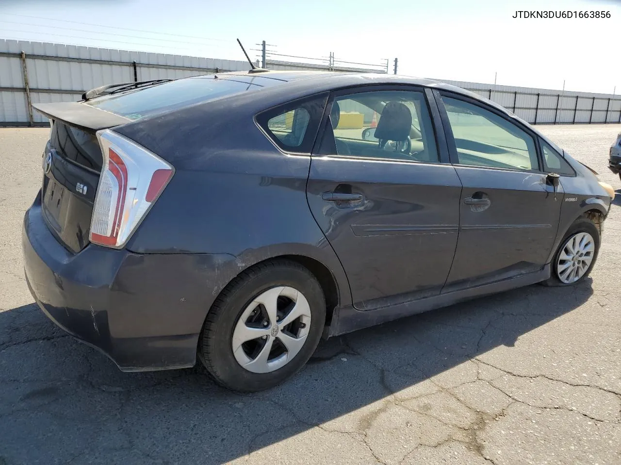 2013 Toyota Prius VIN: JTDKN3DU6D1663856 Lot: 74385734