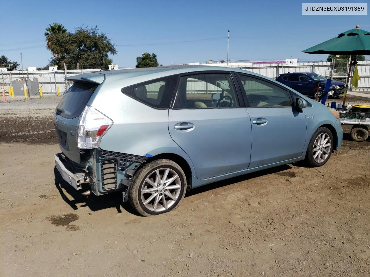 2013 Toyota Prius V VIN: JTDZN3EUXD3191369 Lot: 74393354