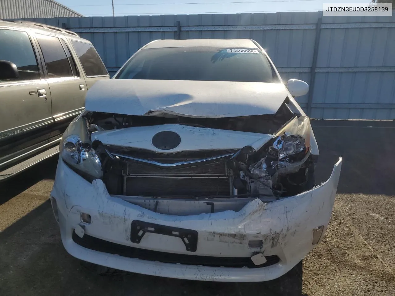 2013 Toyota Prius V VIN: JTDZN3EU0D3258139 Lot: 74498004