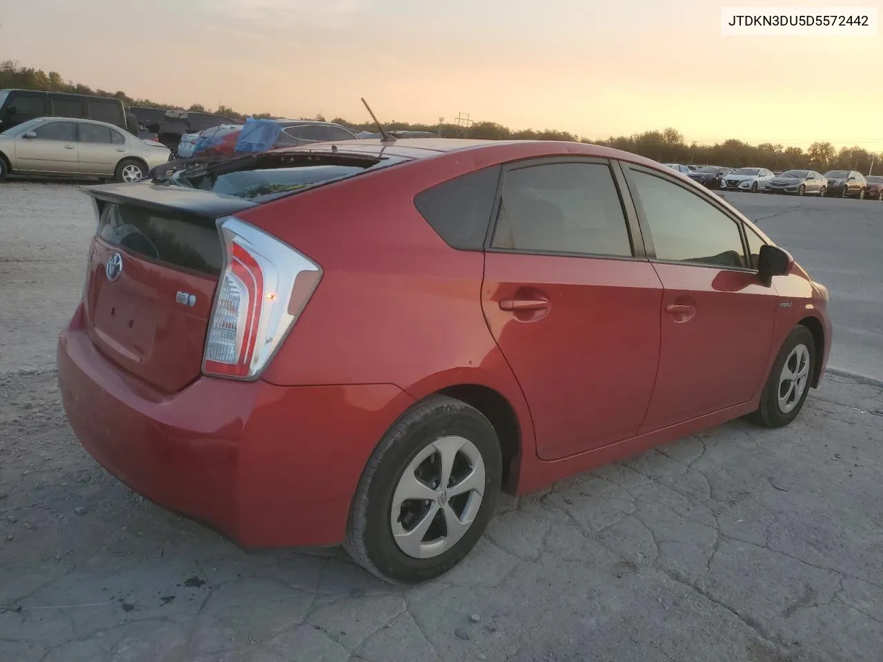 2013 Toyota Prius VIN: JTDKN3DU5D5572442 Lot: 74500904