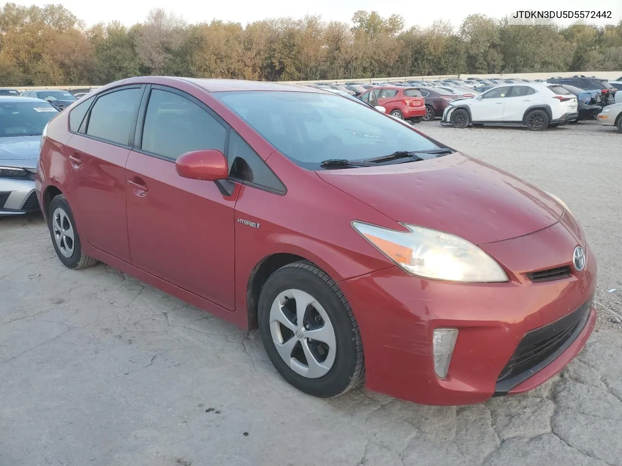 2013 Toyota Prius VIN: JTDKN3DU5D5572442 Lot: 74500904