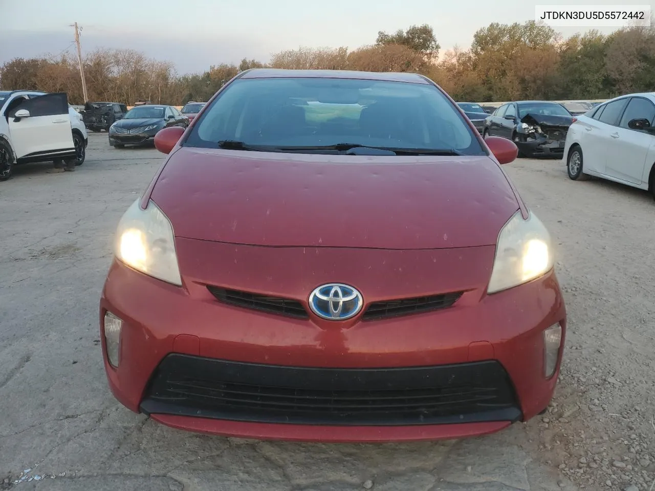 2013 Toyota Prius VIN: JTDKN3DU5D5572442 Lot: 74500904