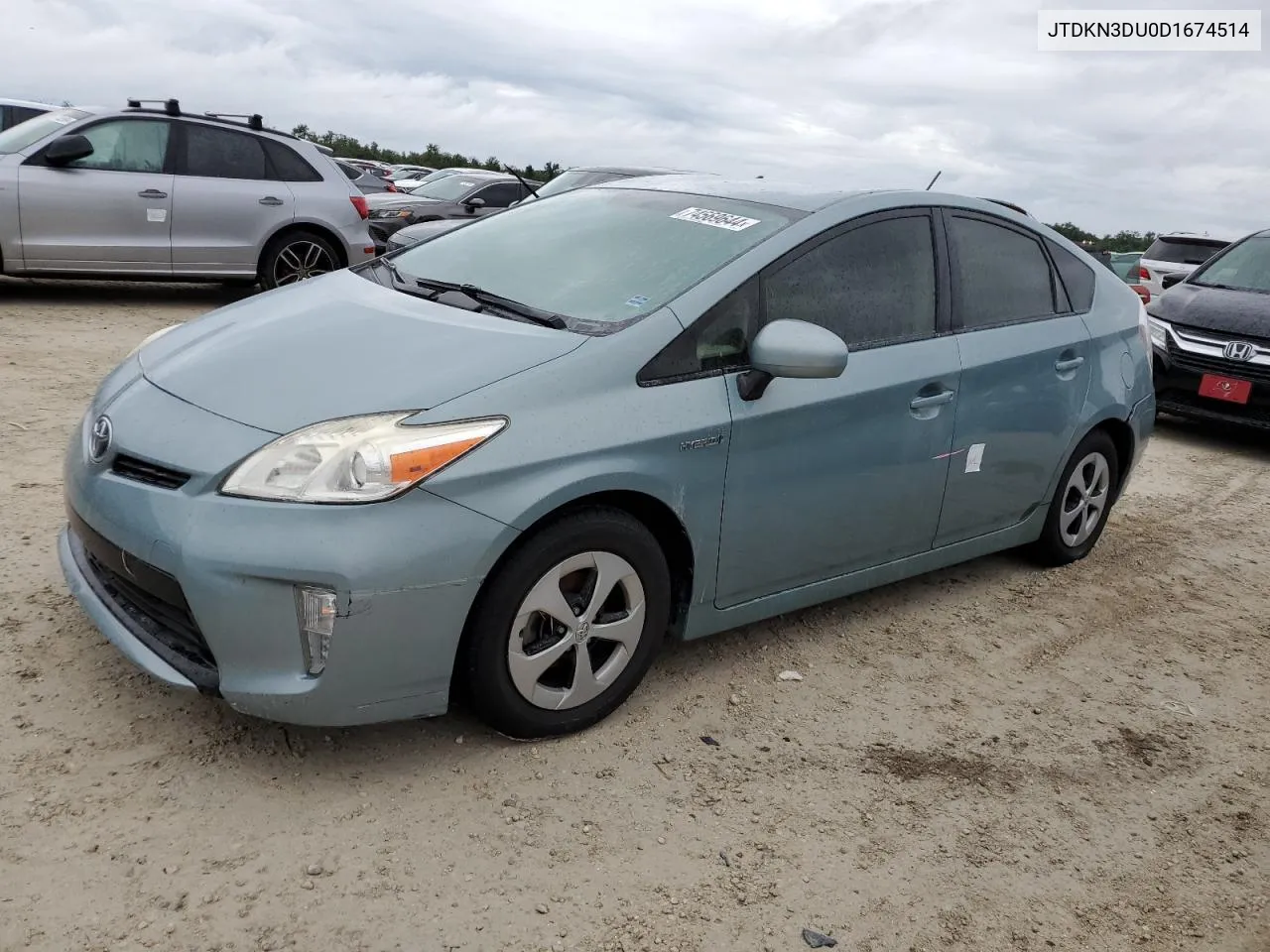 2013 Toyota Prius VIN: JTDKN3DU0D1674514 Lot: 74569644