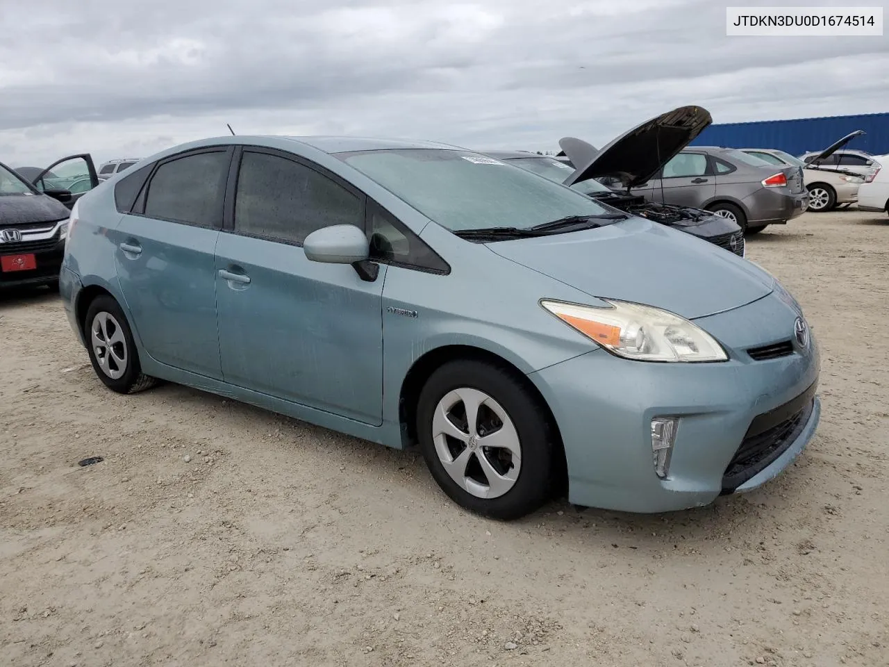 2013 Toyota Prius VIN: JTDKN3DU0D1674514 Lot: 74569644