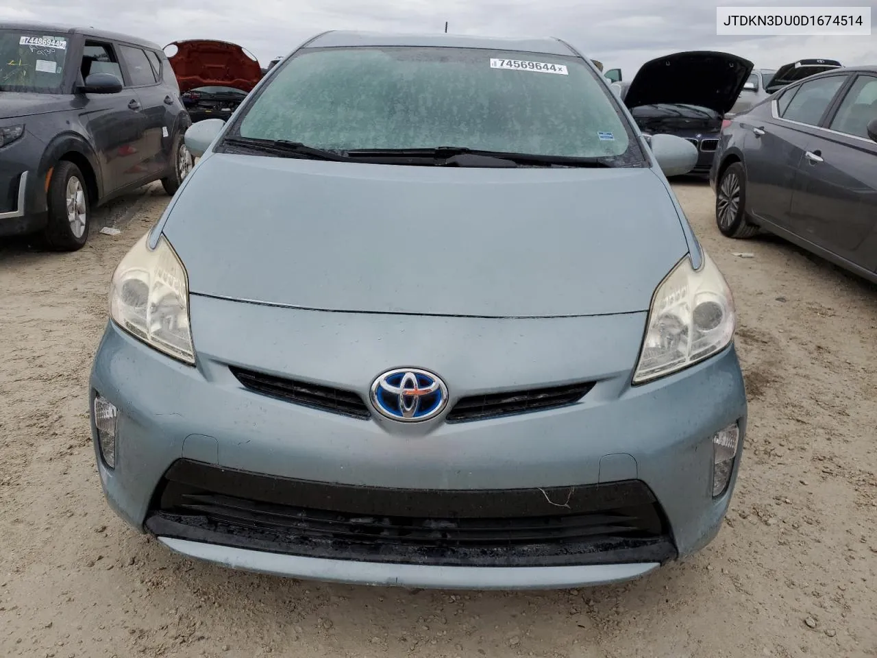 2013 Toyota Prius VIN: JTDKN3DU0D1674514 Lot: 74569644