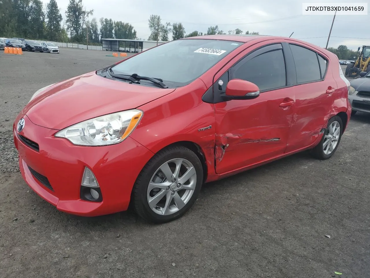 2013 Toyota Prius C VIN: JTDKDTB3XD1041659 Lot: 74582664