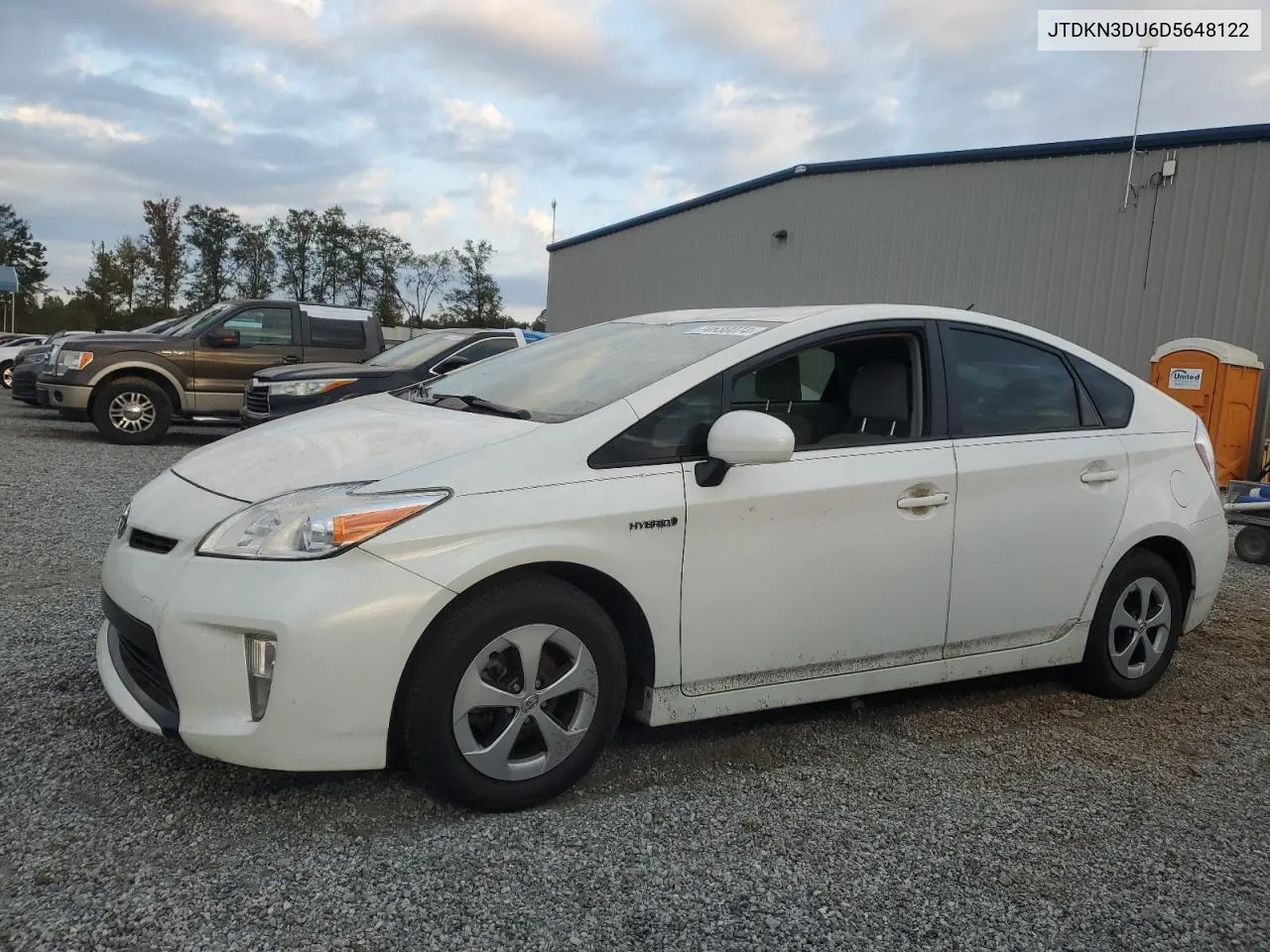 2013 Toyota Prius VIN: JTDKN3DU6D5648122 Lot: 74630074