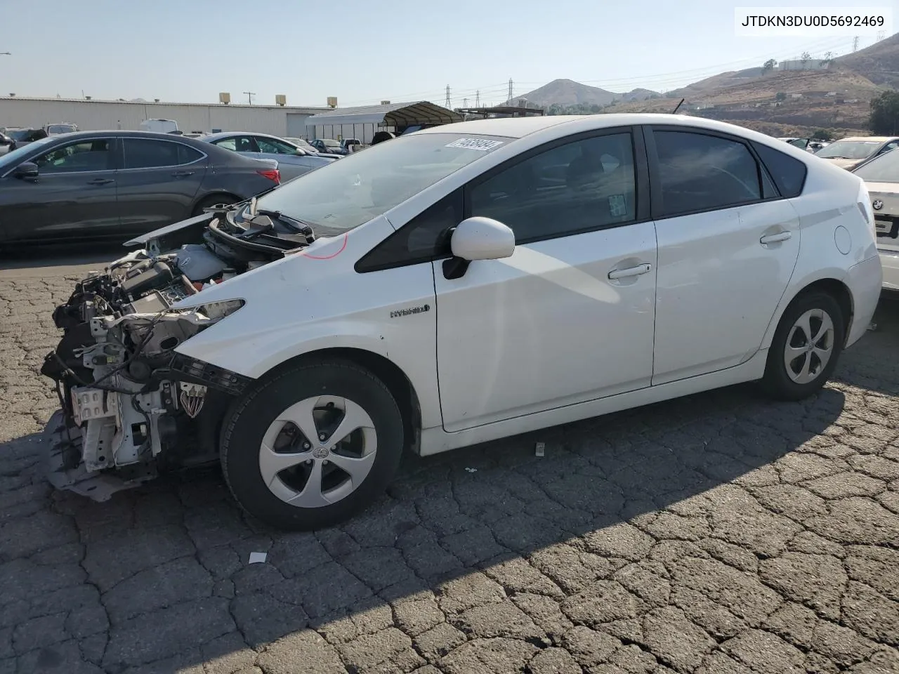 2013 Toyota Prius VIN: JTDKN3DU0D5692469 Lot: 74638484