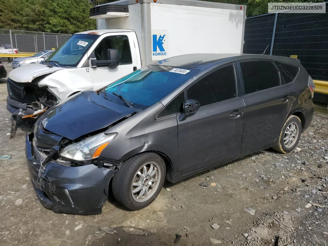 2013 Toyota Prius V VIN: JTDZN3EU0D3228509 Lot: 74678404