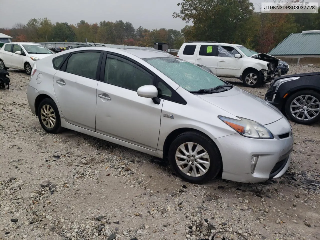 2013 Toyota Prius Plug-In VIN: JTDKN3DP3D3037728 Lot: 74734834