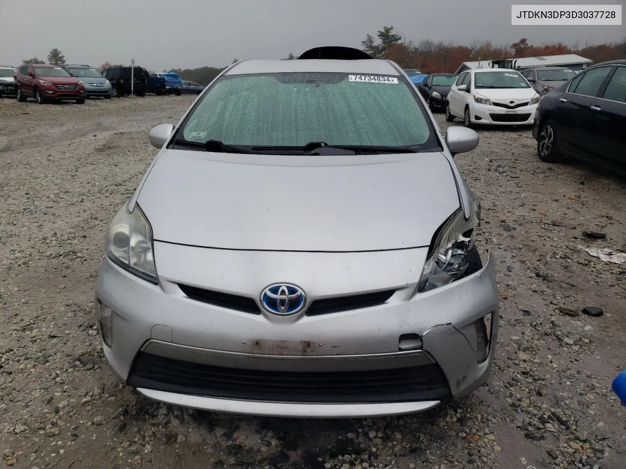 2013 Toyota Prius Plug-In VIN: JTDKN3DP3D3037728 Lot: 74734834