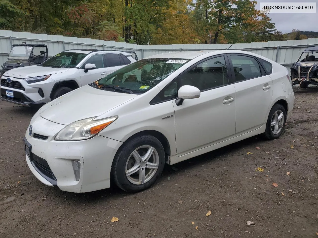 2013 Toyota Prius VIN: JTDKN3DU5D1650810 Lot: 74754754