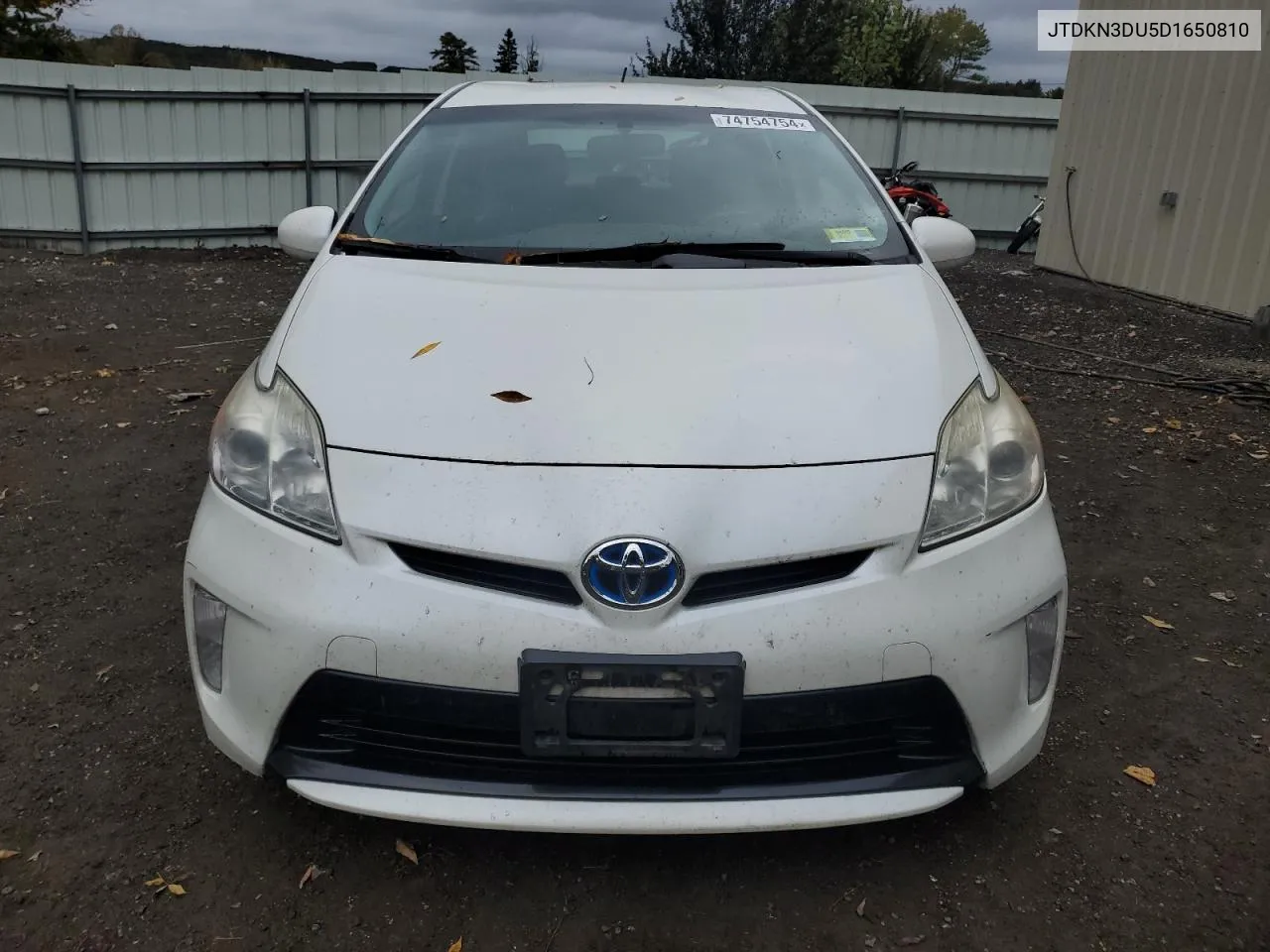 2013 Toyota Prius VIN: JTDKN3DU5D1650810 Lot: 74754754