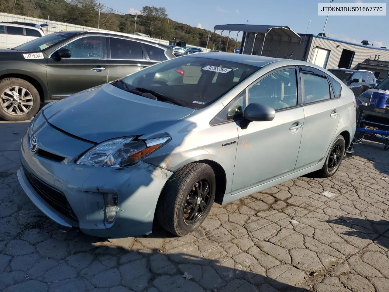 2013 Toyota Prius VIN: JTDKN3DU5D1667770 Lot: 74766754