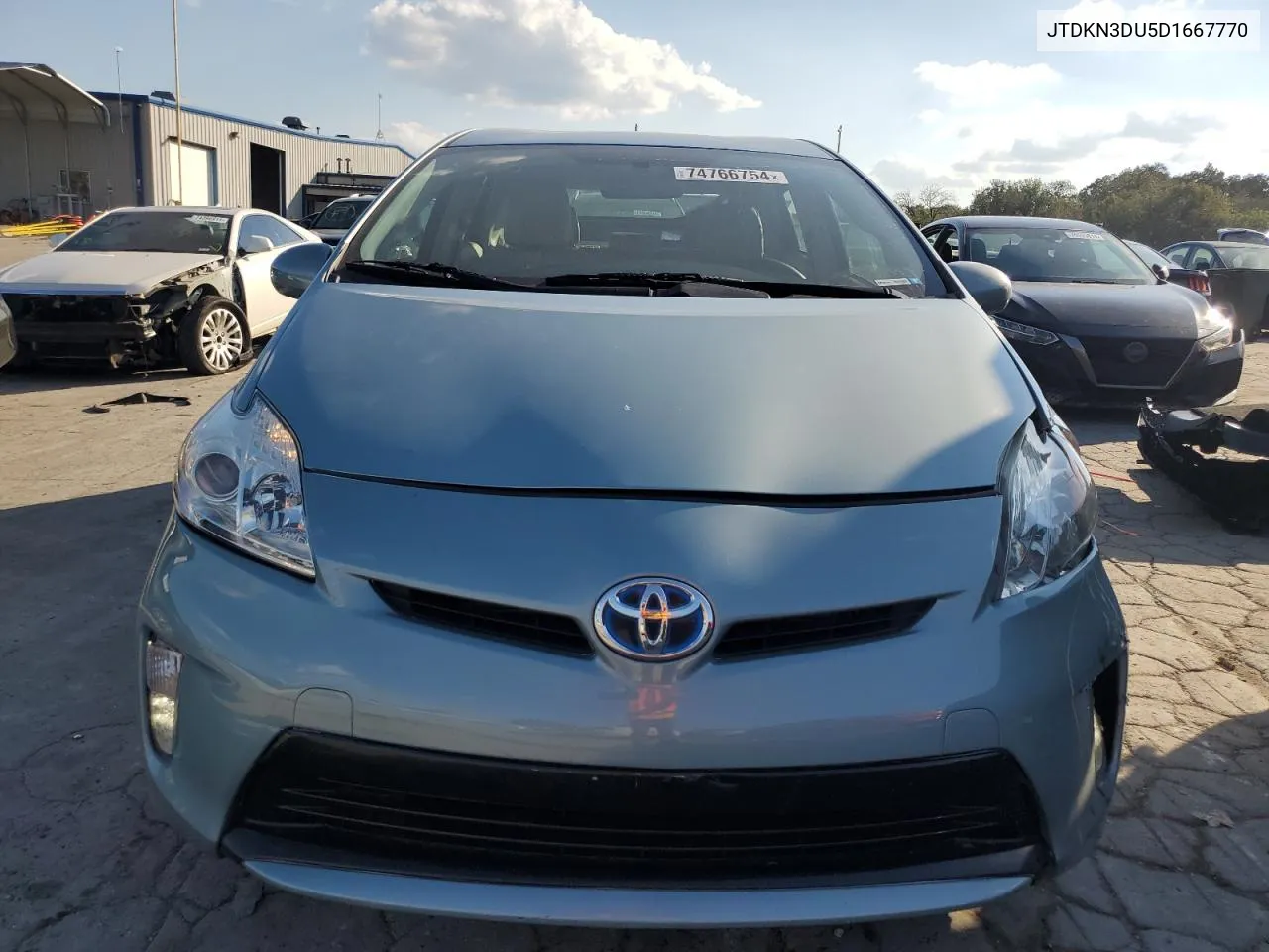 2013 Toyota Prius VIN: JTDKN3DU5D1667770 Lot: 74766754