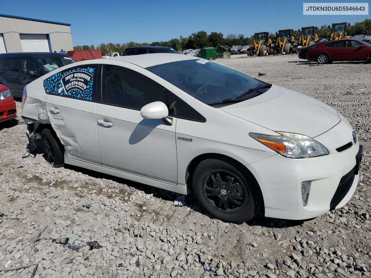 2013 Toyota Prius VIN: JTDKN3DU6D5546643 Lot: 74795884