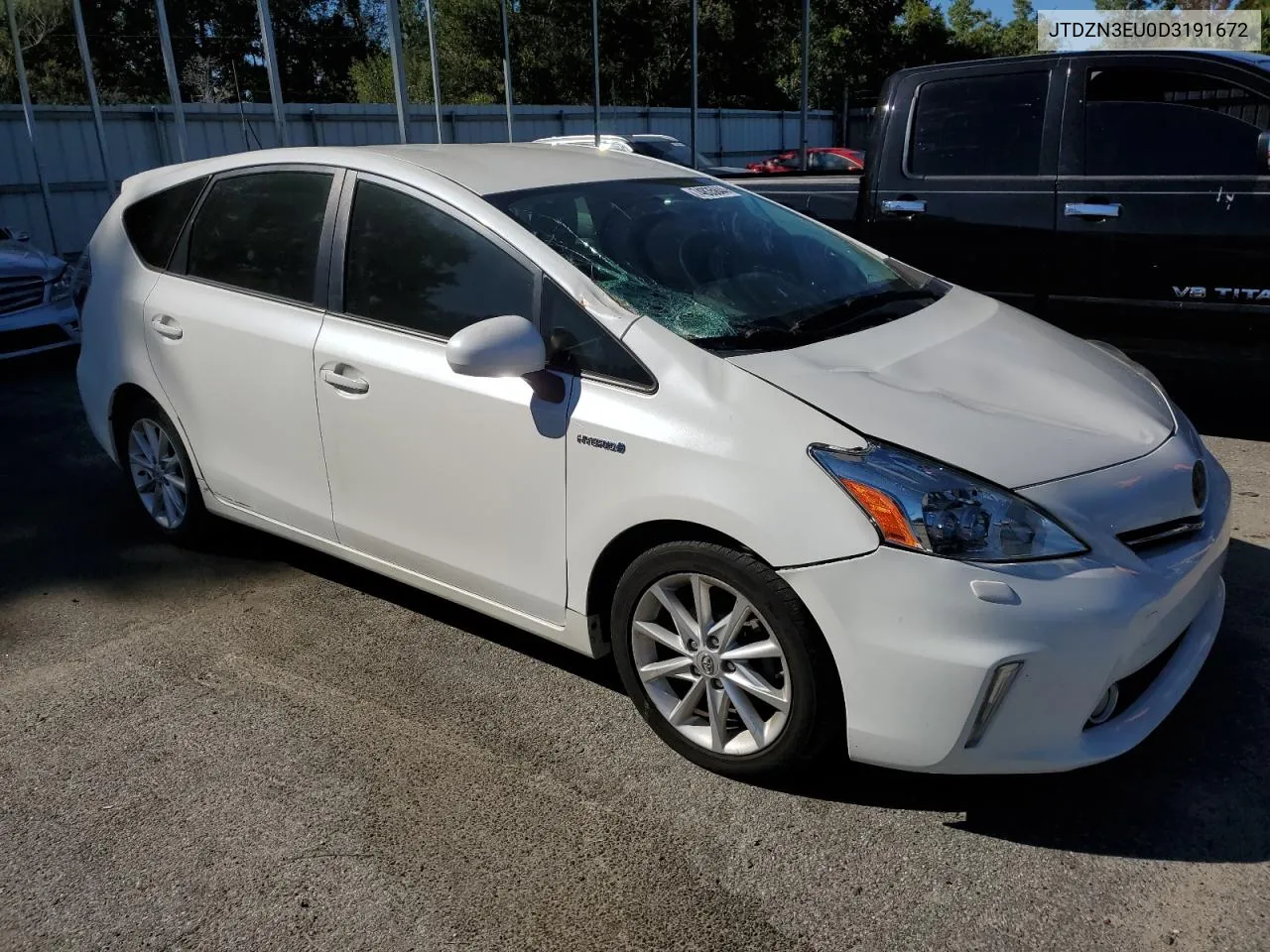 2013 Toyota Prius V VIN: JTDZN3EU0D3191672 Lot: 74835844