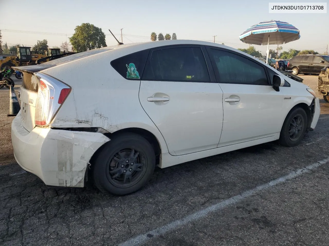 2013 Toyota Prius VIN: JTDKN3DU1D1713708 Lot: 74850424