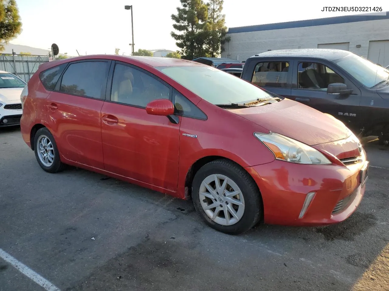 2013 Toyota Prius V VIN: JTDZN3EU5D3221426 Lot: 74853284