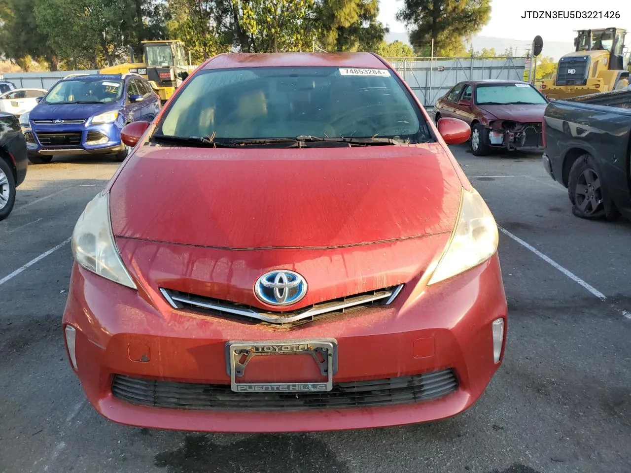 2013 Toyota Prius V VIN: JTDZN3EU5D3221426 Lot: 74853284