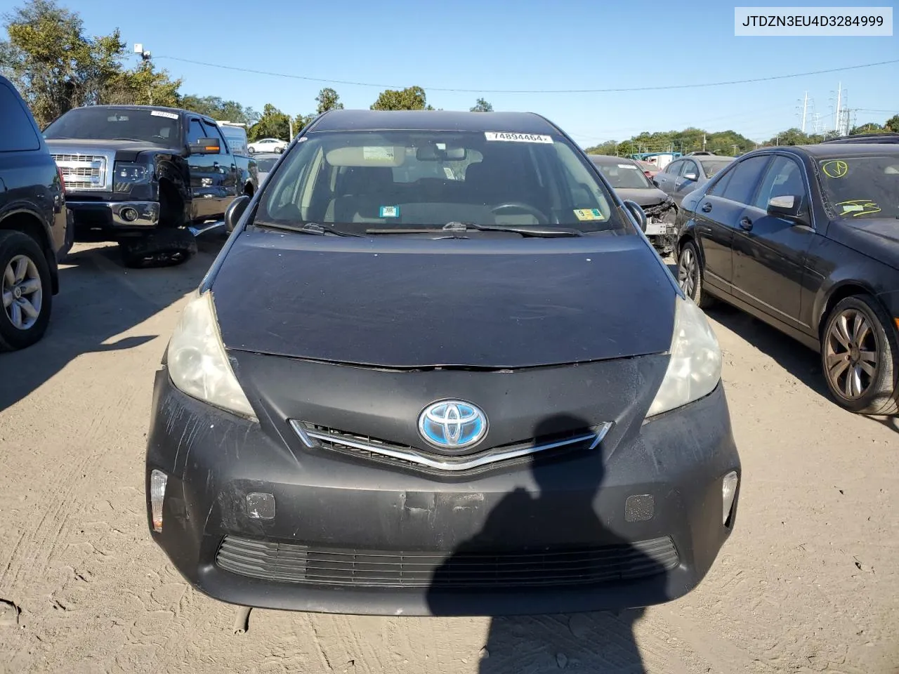 2013 Toyota Prius V VIN: JTDZN3EU4D3284999 Lot: 74894464