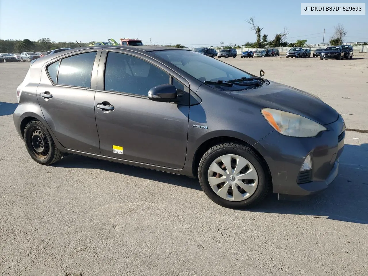 2013 Toyota Prius C VIN: JTDKDTB37D1529693 Lot: 74978794