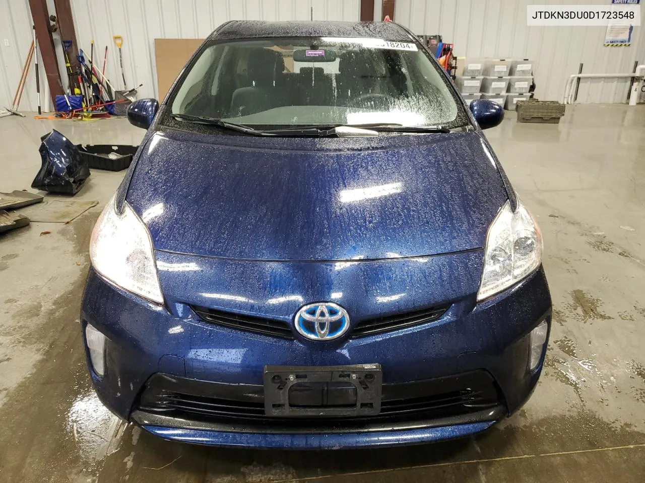 2013 Toyota Prius VIN: JTDKN3DU0D1723548 Lot: 75018204